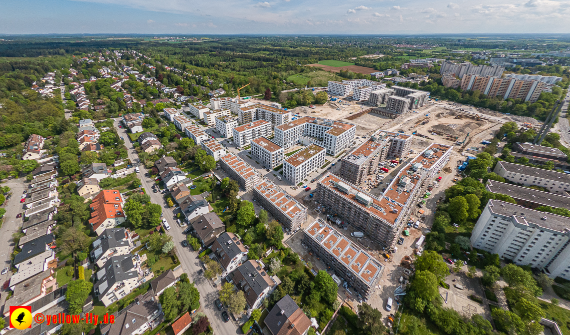09.05.2023 - Baustelle Alexisquartier und Pandion Verde in Neuperlach